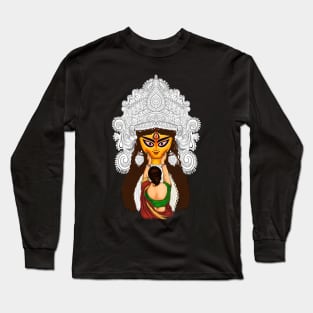 Maa Durga Durgatinashini - Durga Puja 2023 Collection Long Sleeve T-Shirt